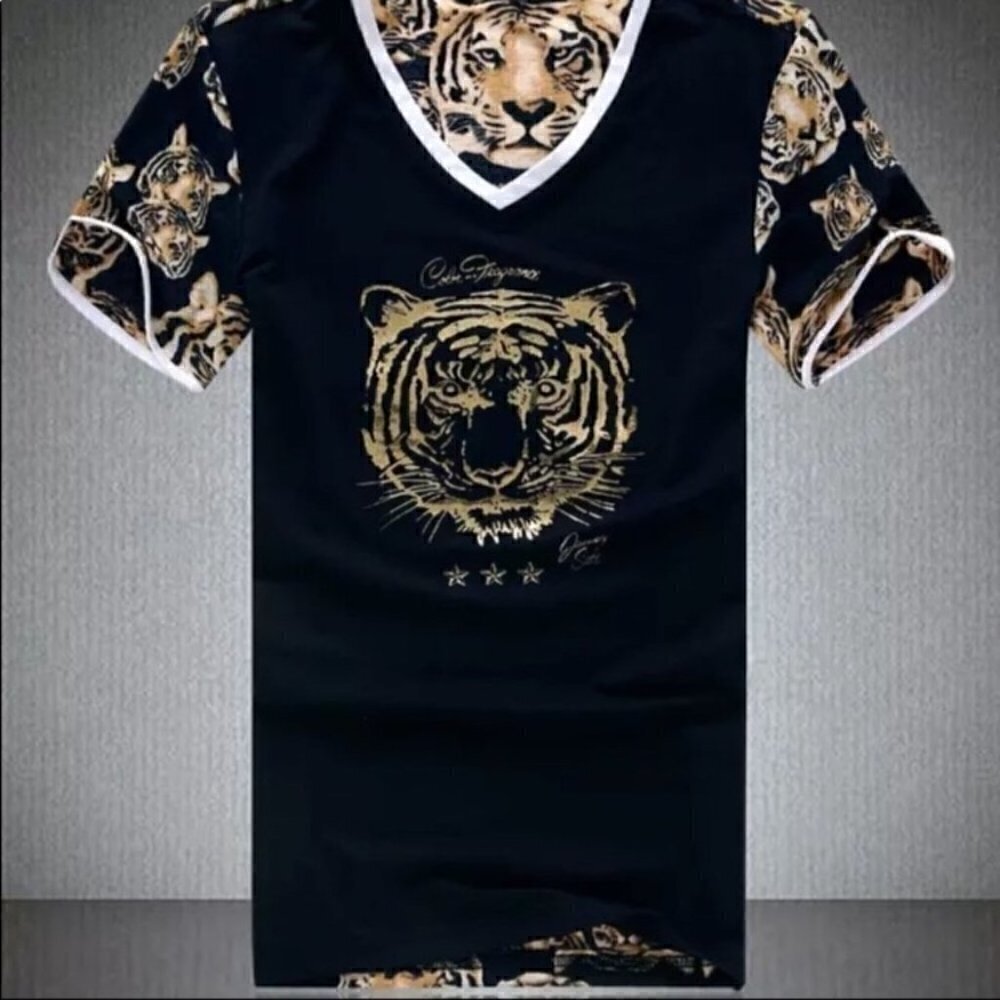 π
Ίmen Tshirt Tiger face